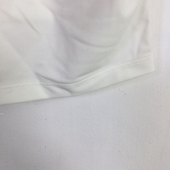 Calme Womens Cross Back Cami Top Sleeveless Comfortable White Size Medium NWT - Picture 13 of 16